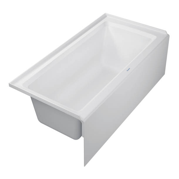 Duravit Architec 60" x 32" Alcove Soaking Bathtub & Reviews Perigold